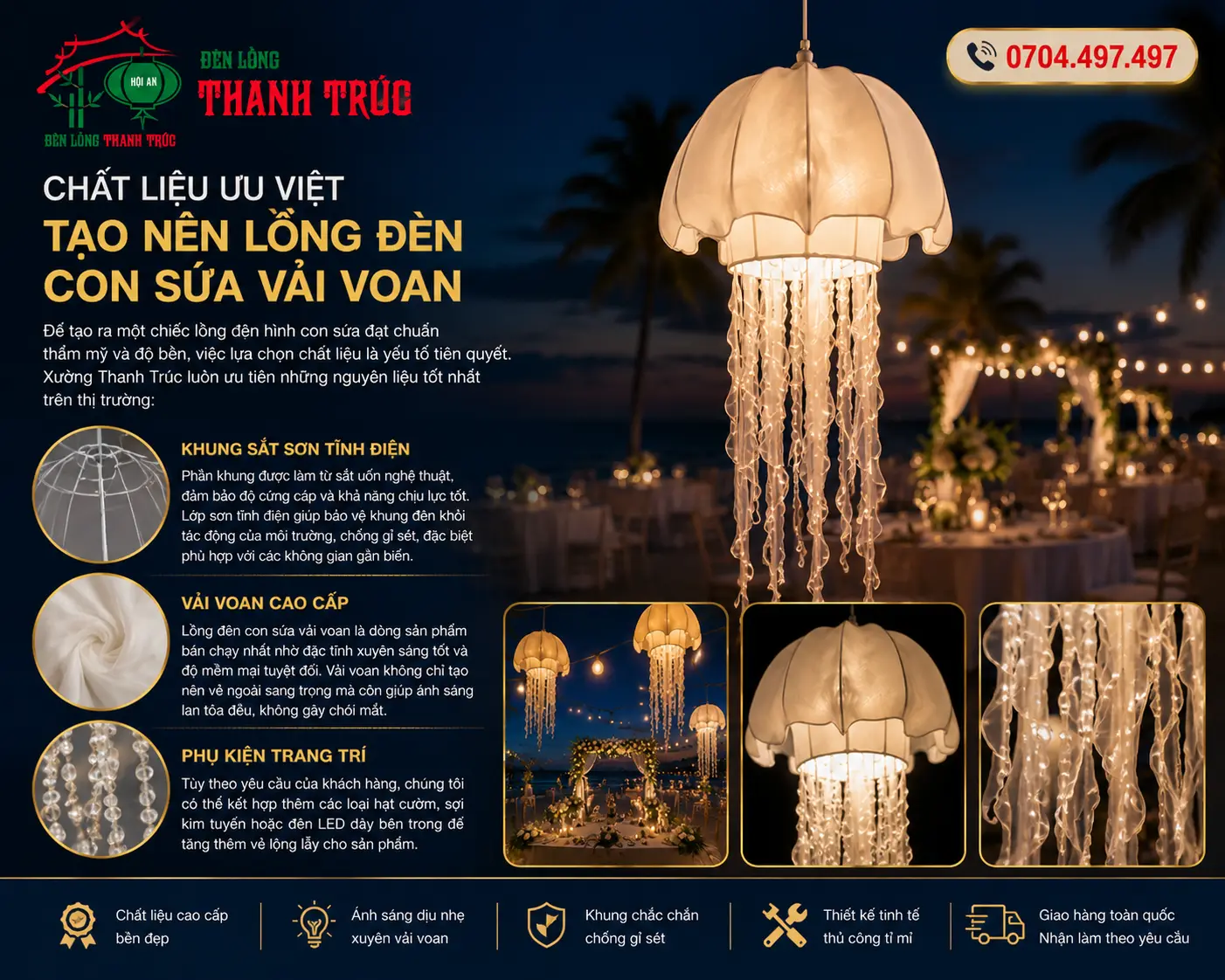 Lồng đèn hình con sứa