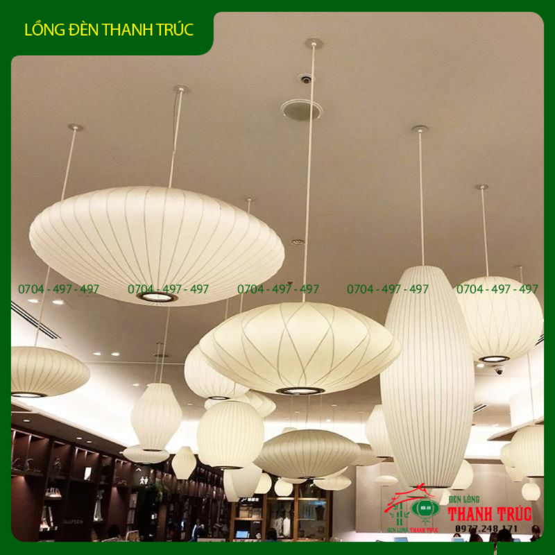 Lồng Đèn Chùm Treo Trần cao cấp nan dày - Ảnh 4