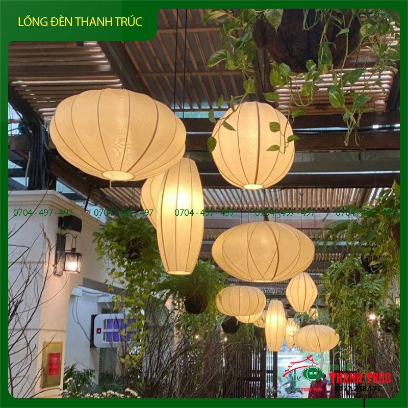 Combo 5 Lồng Đèn Treo Trần Cao Cấp 40cm