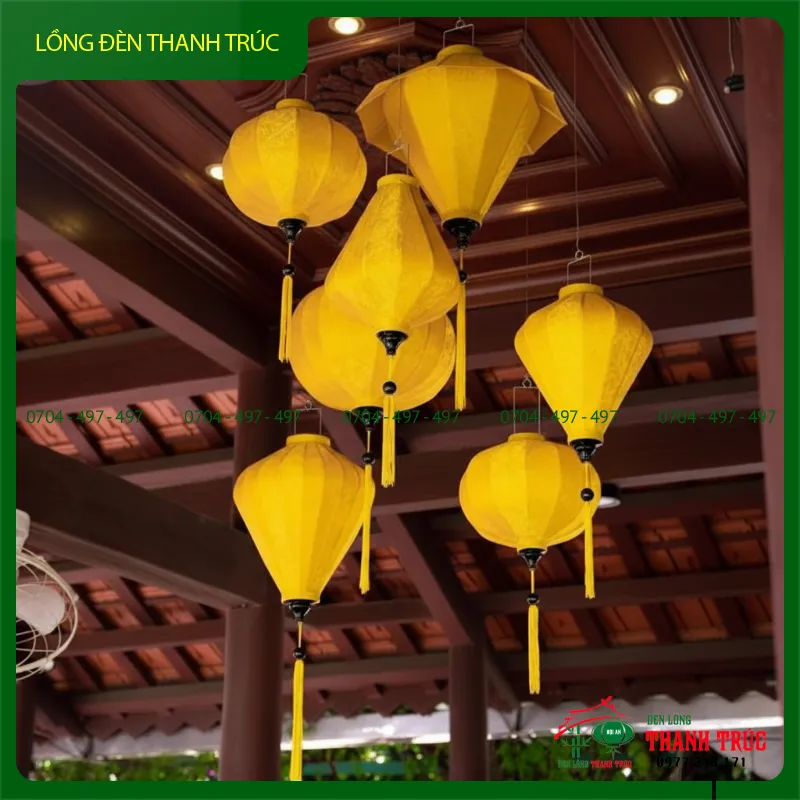 Combo Lồng Đèn Hội An Đủ Kiểu Treo Nhà Hàng