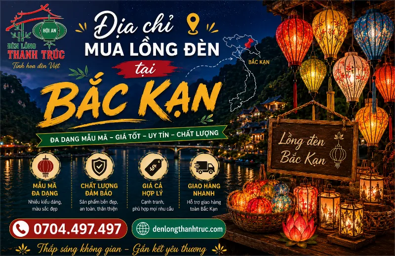 Địa chỉ mua lồng đèn tại Bắc Kạn