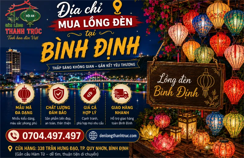 địa chỉ mua lồng đèn tại bình định