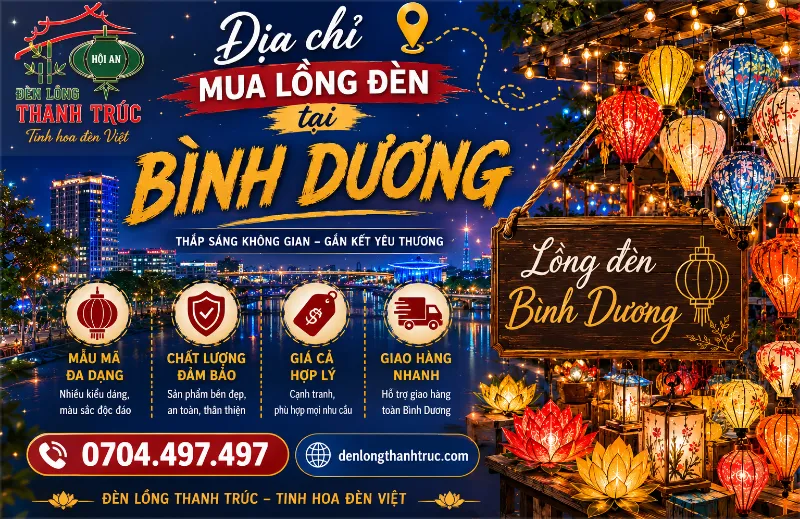 Địa chỉ mua lồng đèn tại Bình Dương