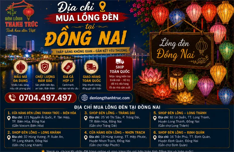 địa chỉ mua lồng đèn tại đồng nai