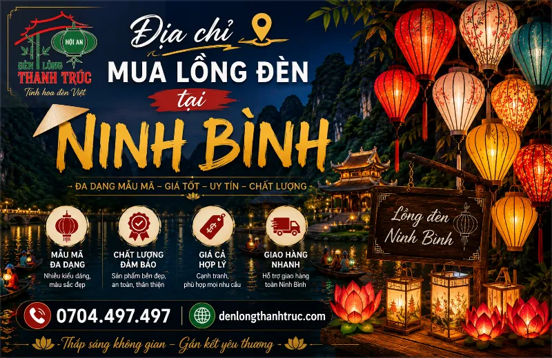 Địa chỉ mua lồng đèn tại Ninh Bình