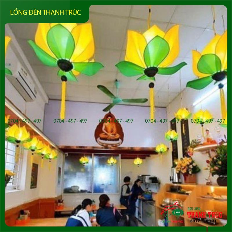 Alternative view of Lồng Đèn Hoa Sen Treo
