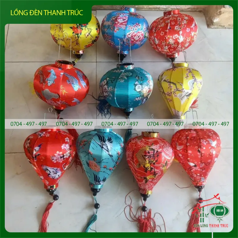 Lồng đèn hoa văn lộn xộn