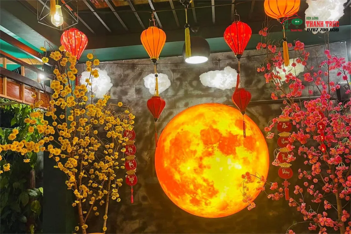 Quy trình chế tác thủ công tỉ mỉ tại xưởng sản xuất lồng đèn cafe Thanh Trúc uy tín hàng đầu