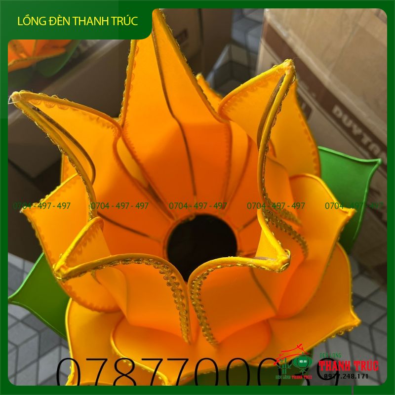 Lồng Đèn Hoa Sen Để Bàn, Trụ Cho Bàn Phật - Ảnh 4