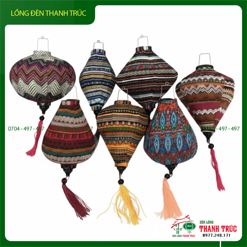 Lồng Đèn Thổ Cẩm Tây Bắc