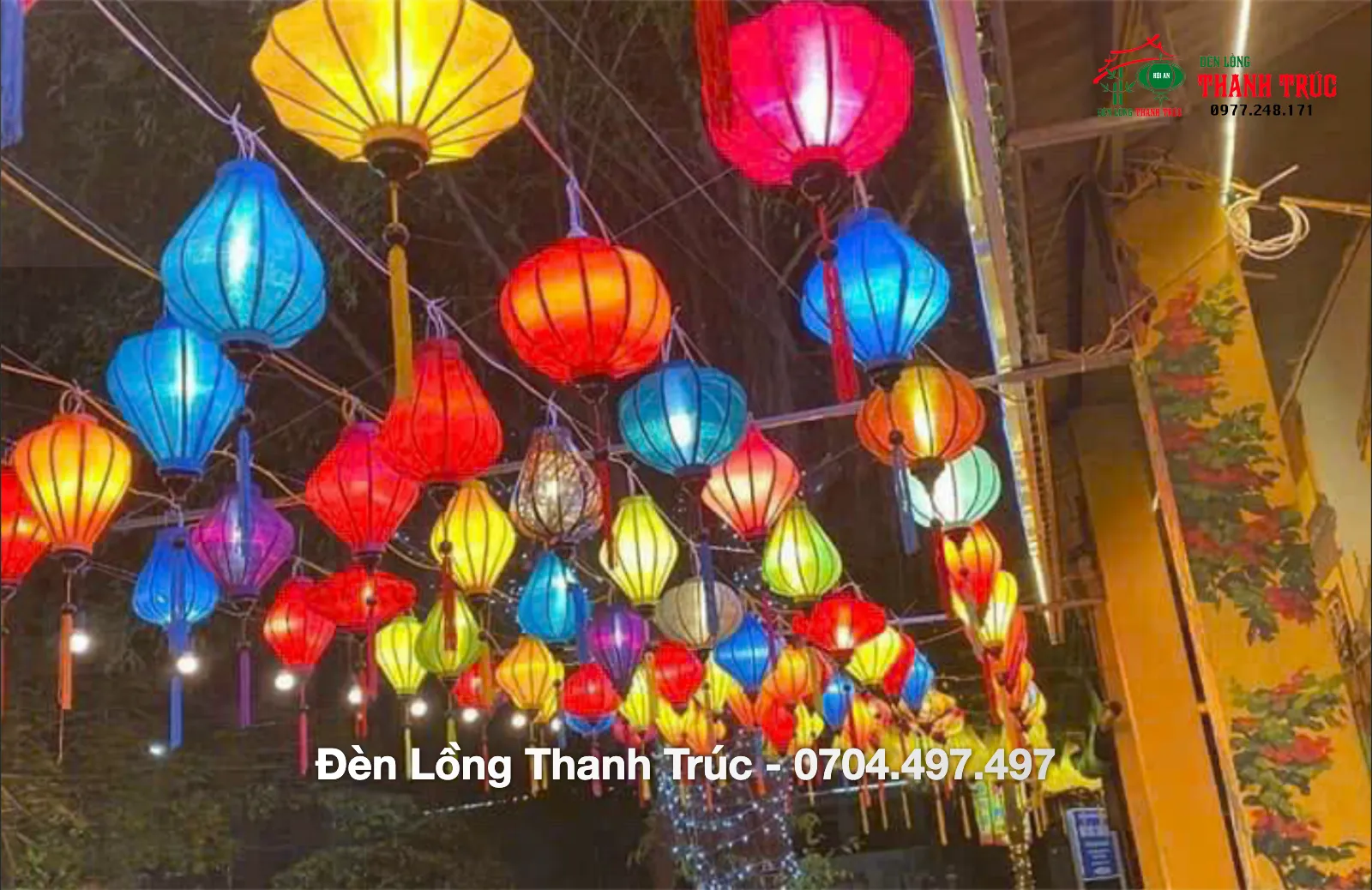 Góc check-in lung linh huyền ảo thu hút khách tại quán cafe trang trí lồng đèn Thanh Trúc