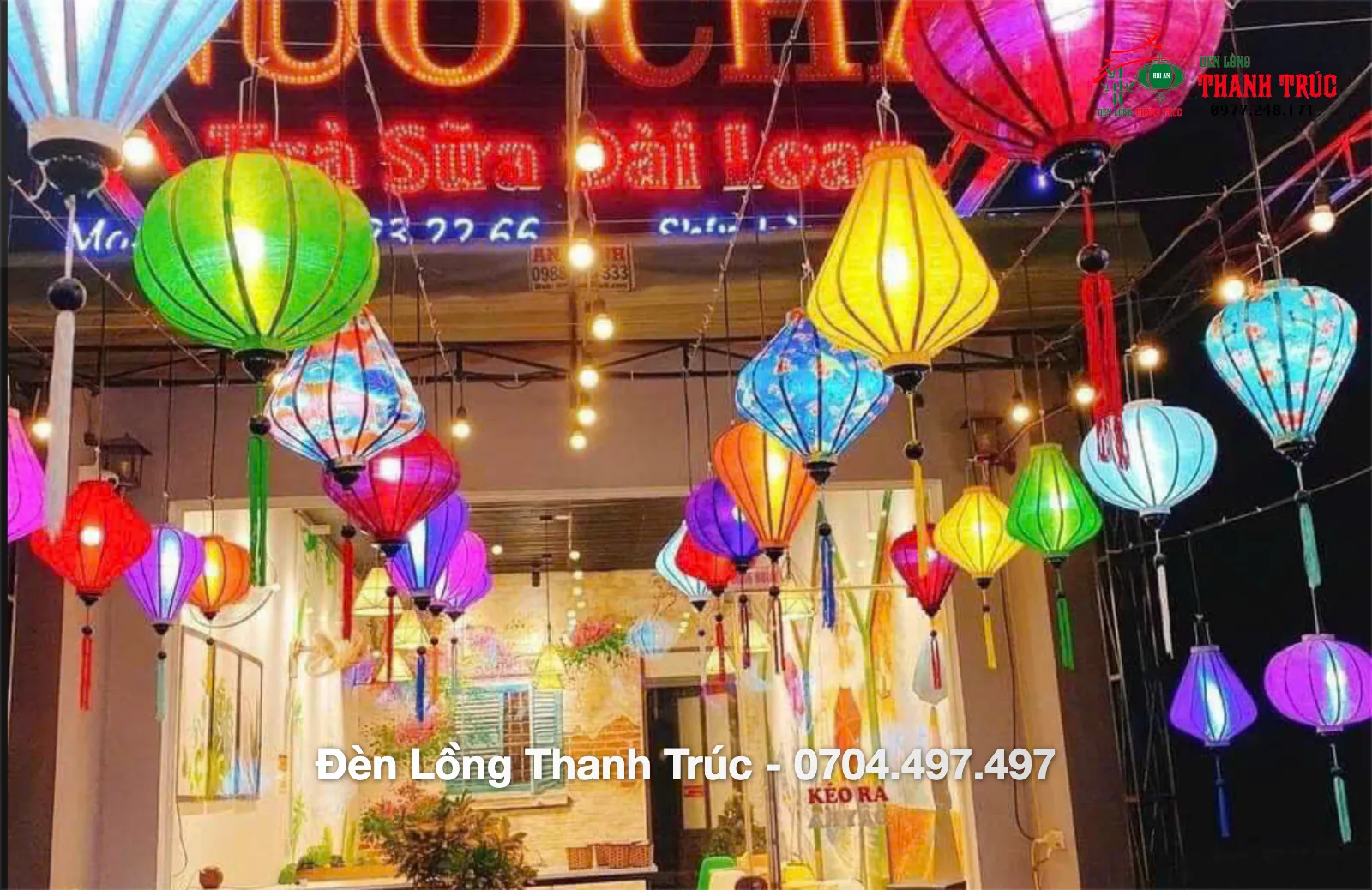Sự hài lòng của khách hàng Gia Lai là động lực phát triển to lớn của xưởng lồng đèn Thanh Trúc
