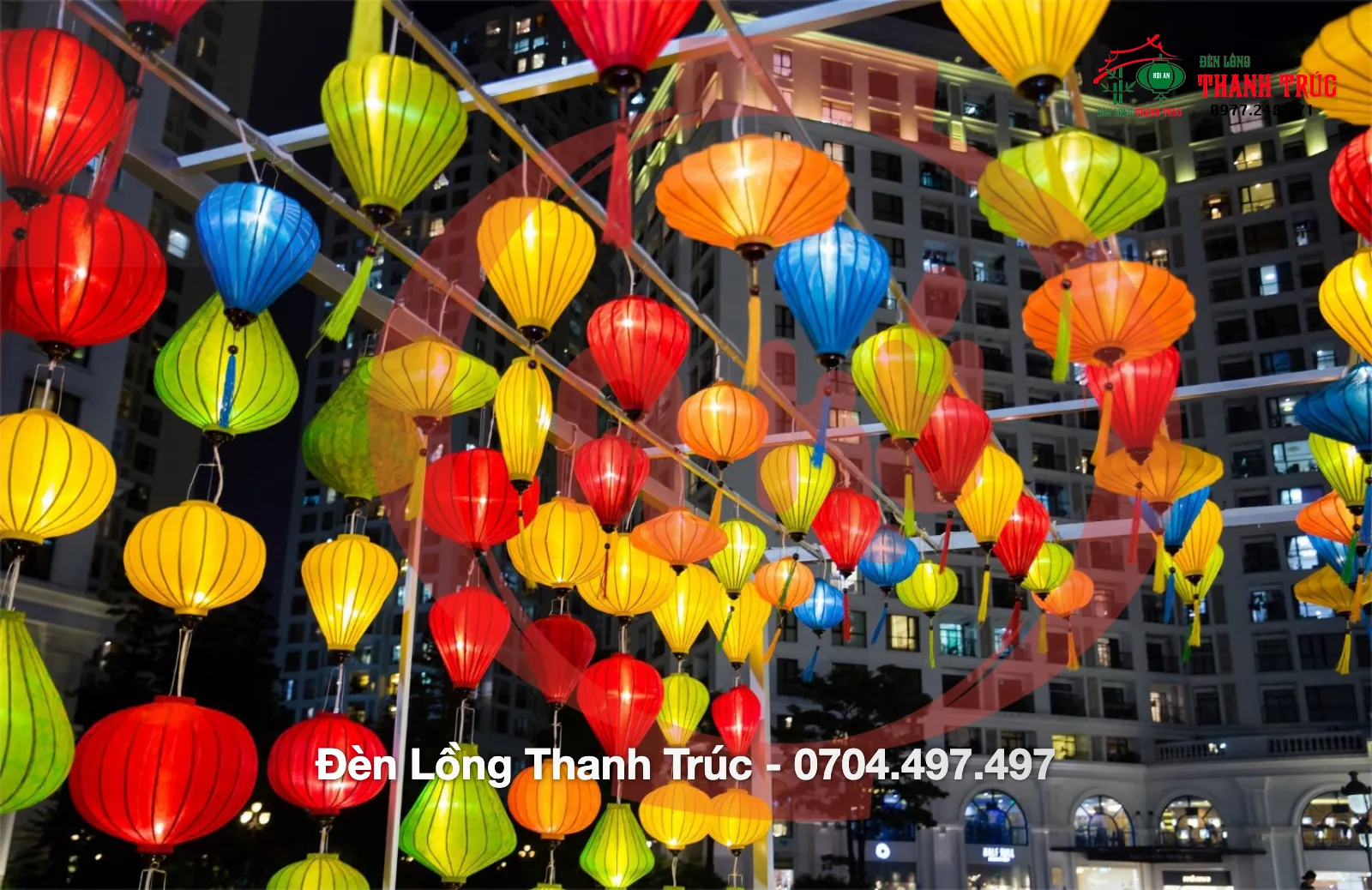 Xưởng lồng đèn Thanh Trúc cung cấp lồng đèn Hội An sỉ và lẻ uy tín tại Pleiku