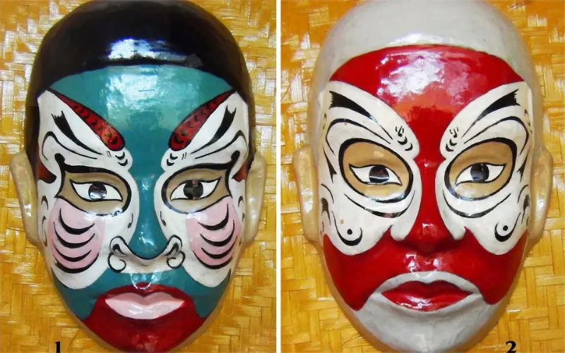 Mẫu Mặt Nạ Chèo Truyền Thống