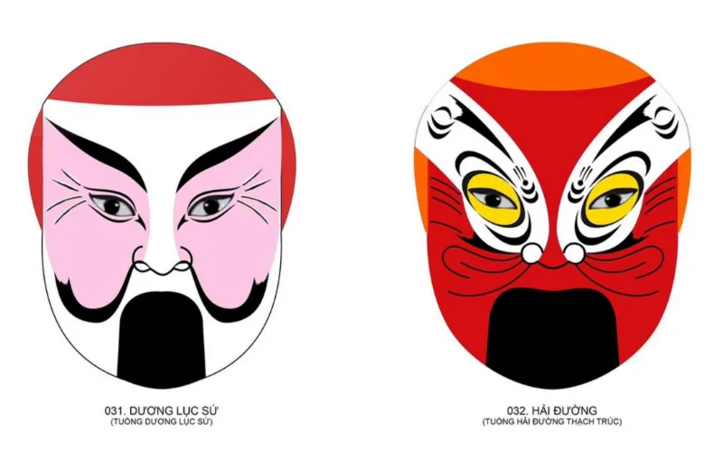 Mẫu Mặt Nạ Chèo Truyền Thống